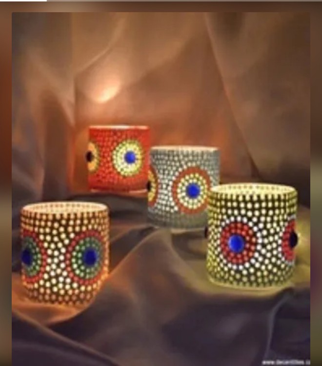 Candle Votive Mosaic
